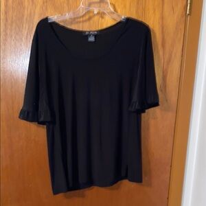 Elegant Black Women's Top